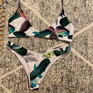 floral bikini set